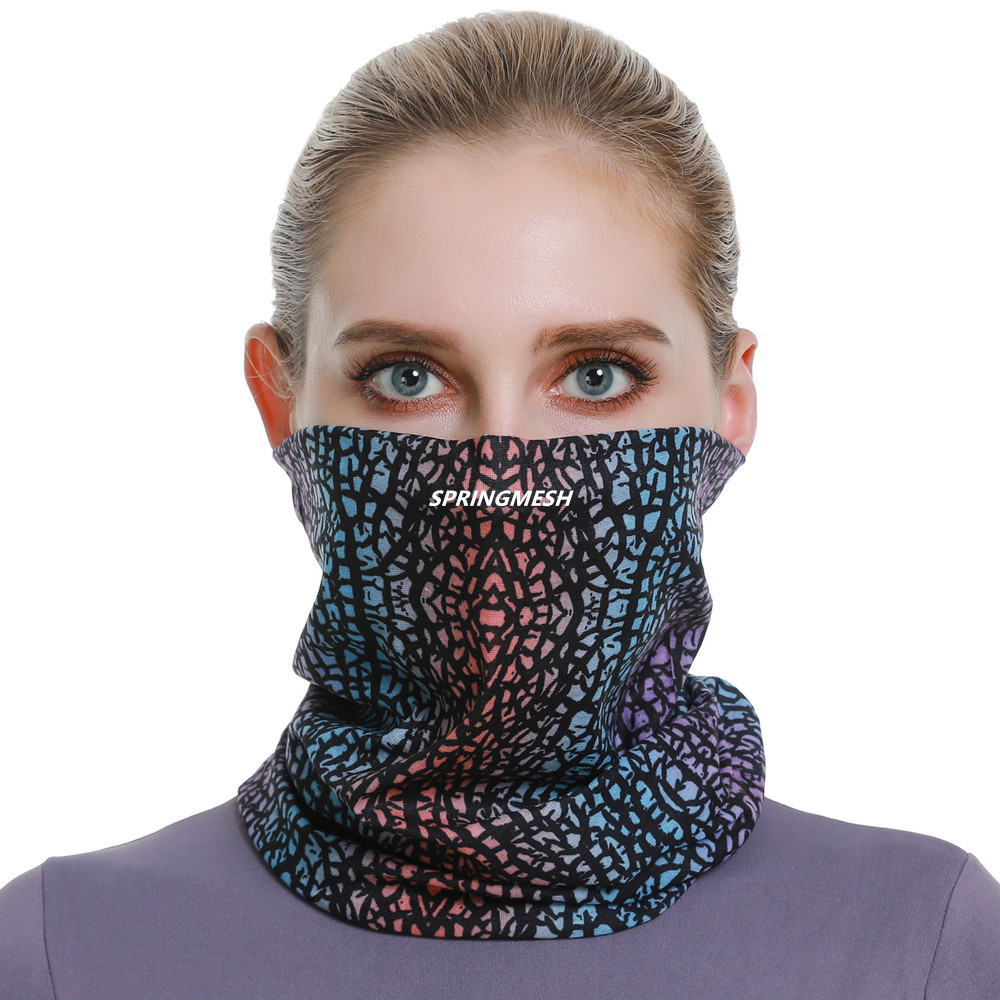 Sun protection men's neck gaiter, magic headscarf, ice silk cycling face mask, summer neck scarf, unisex outdoor sports face mask for cycling