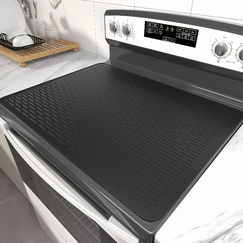 Silicone Drain Mat, Kitchen Insulation Mat, Non-Slip Protective Cover Mat, Amazon Stove Mat, Countertop Dish Storage Mat