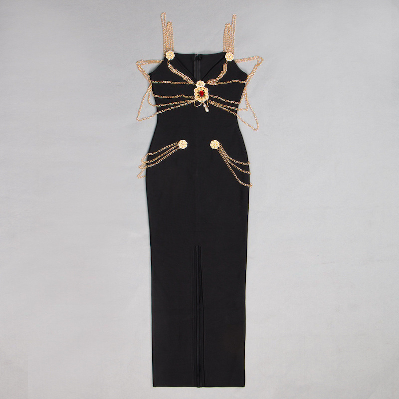 Elegant Women's Bandage Evening Dress For Formal Prom Occasions_voghion.com