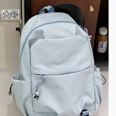 高颜值书包女 日系ins学院风双肩包纯色大学生简约百搭背包热销