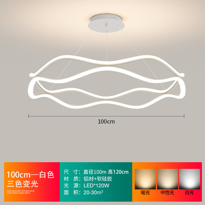 Lámpara de Techo para Sala de Estar, Modelo 2025, LED Moderna, Minimalista, Nórdica, para Dormitorio, de Lujo, Circular, Estilo Italiano, Luz Principal