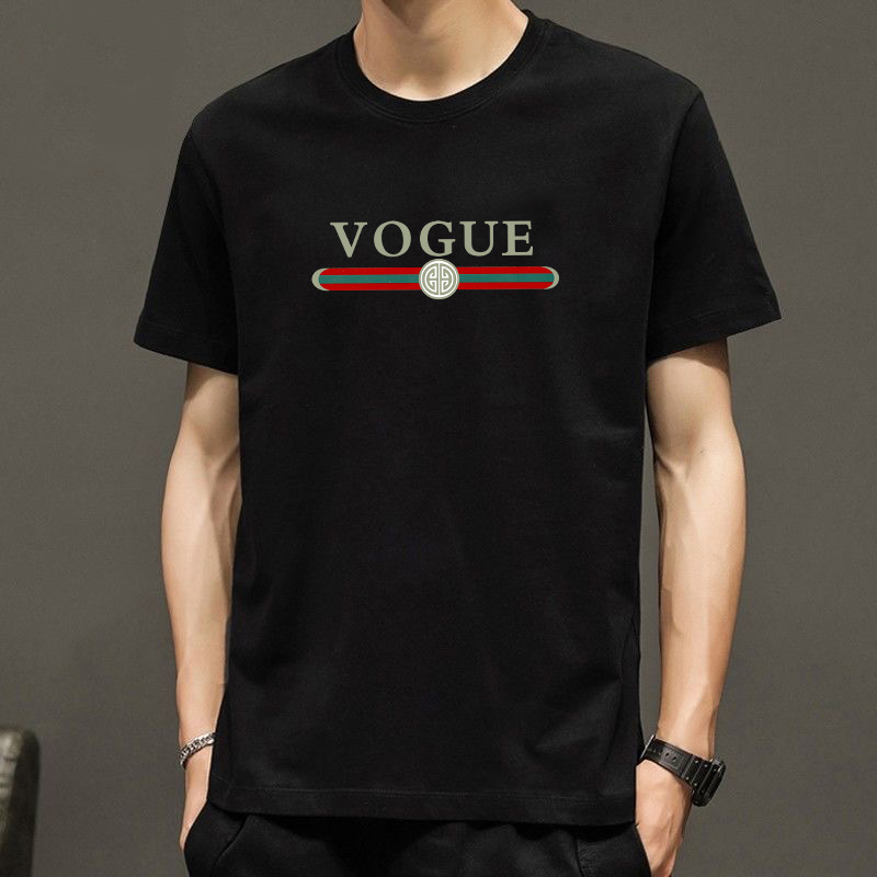 Primavera y Verano nueva carta cuello redondo de manga corta Camiseta de los hombres de la camiseta de moda corto de moda todo-Partido casual Top ropa de los hombres camiseta