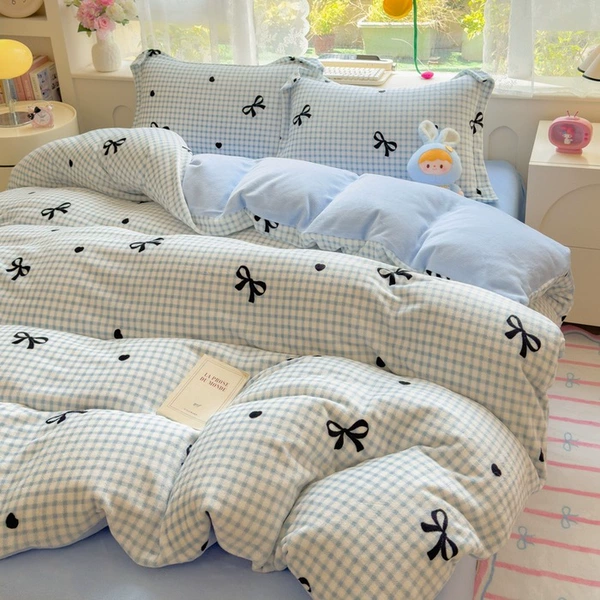 With bow, double-sided, warm