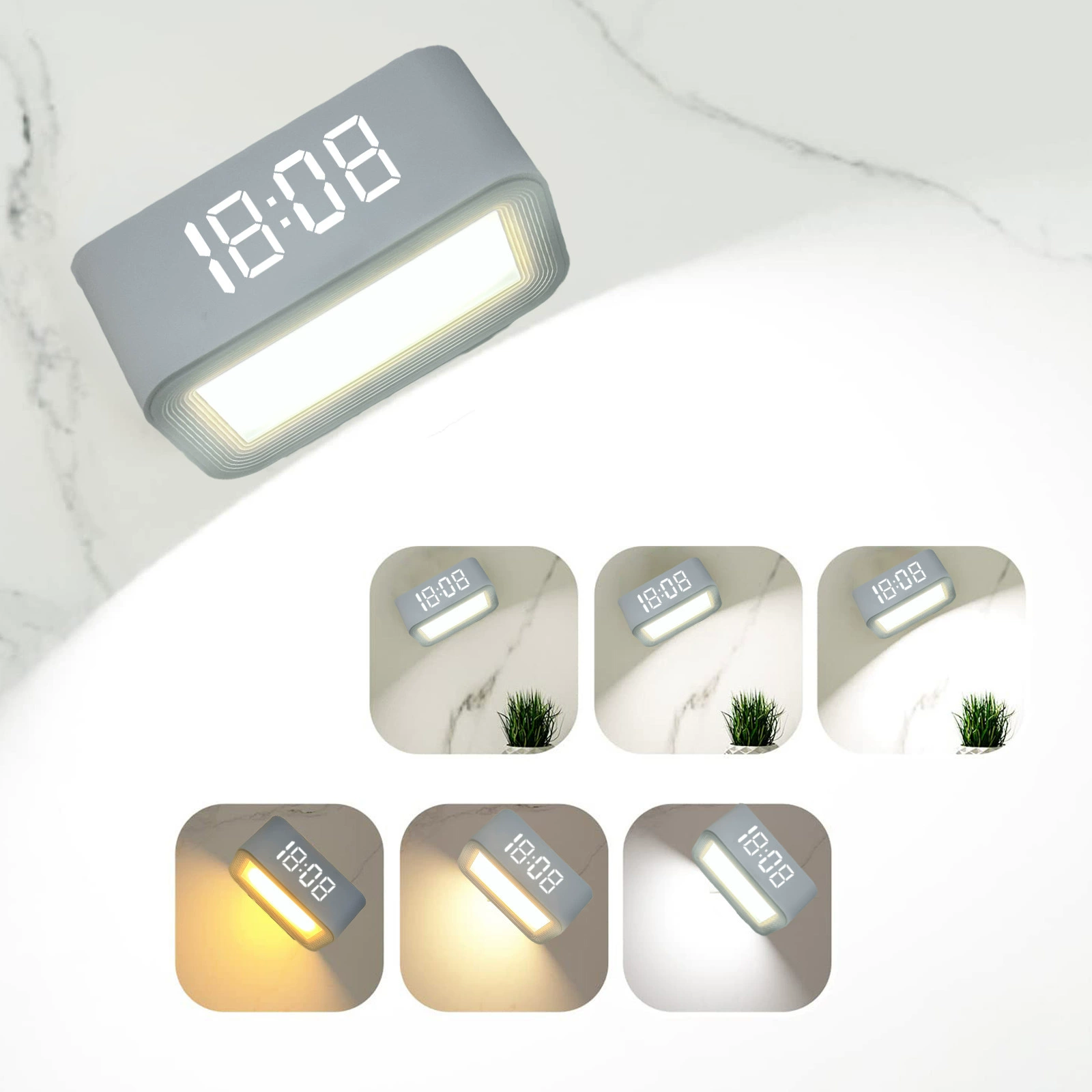 Sconce, rotating glowing light strip, table adjustable tubing, reading for bed, lantern