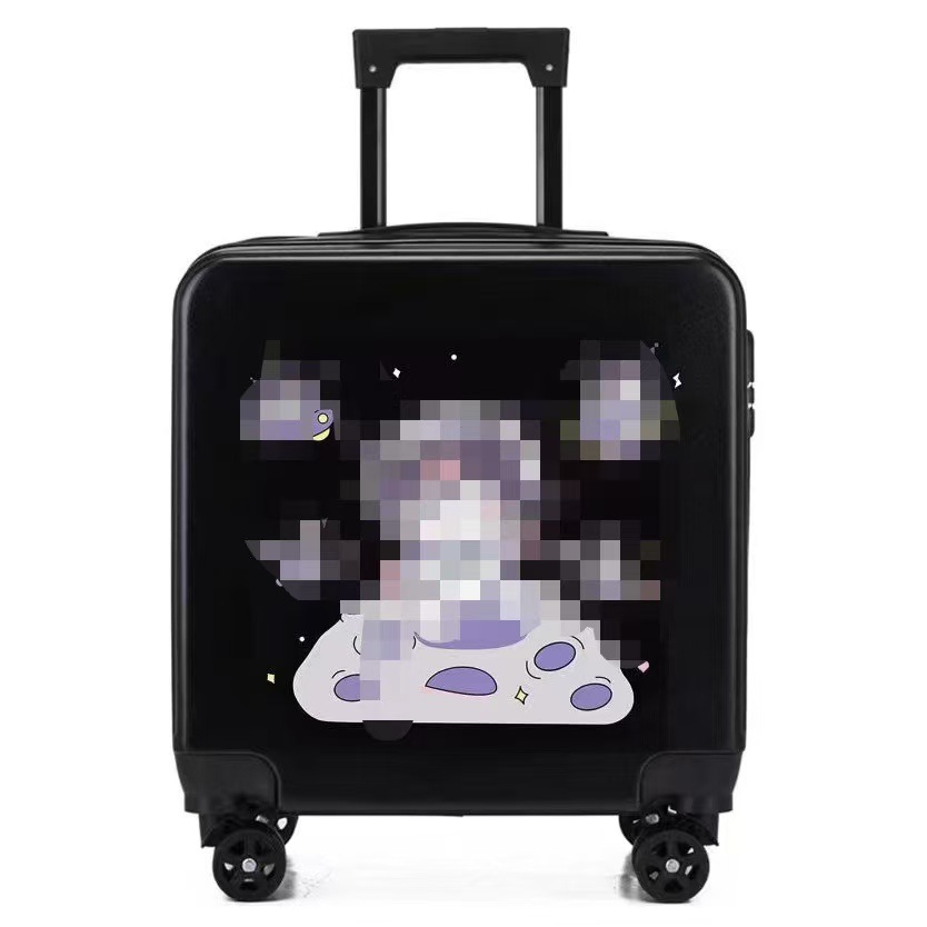 Maleta infantil de gran capacidad de 20 pulgadas con logotipo personalizable, maleta con ruedas versátil para uso diario, maleta de viaje al por mayor