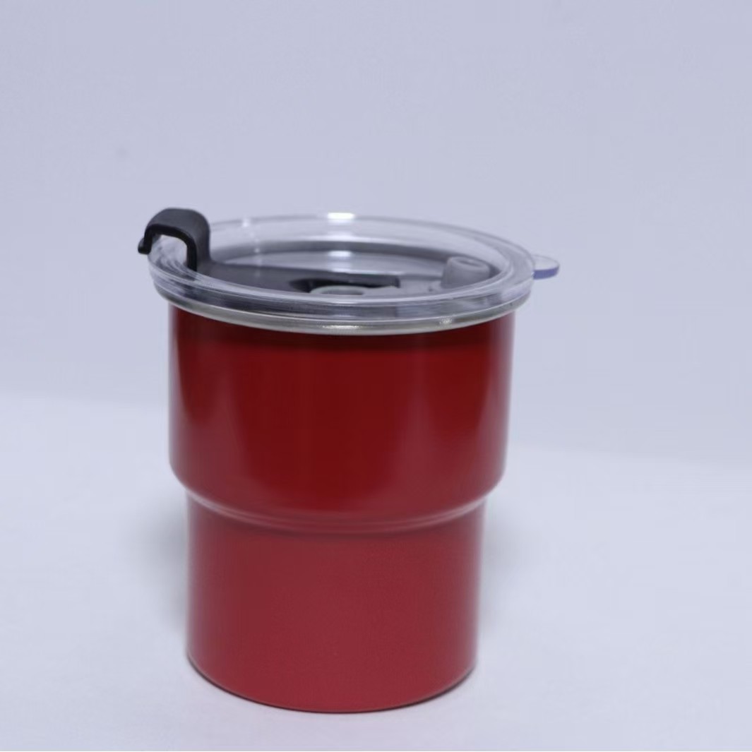 Verano de alto valor conveniente rizado bebida de camping copa de vino campamento al aire libre taza de cerveza taza de café de acero inoxidable ins