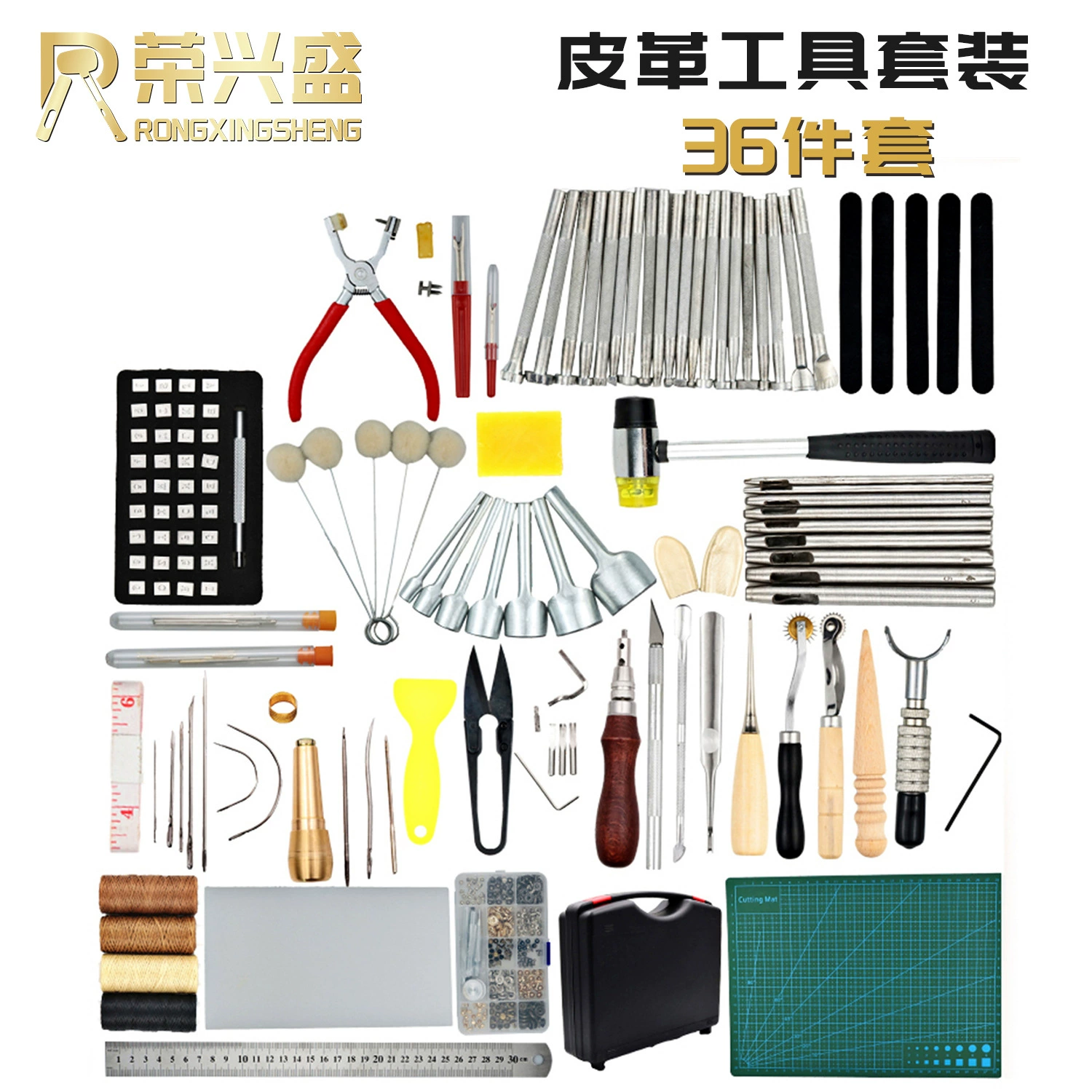 Прямые продажи с фабрики, кожаный костюм из 36 предметов, костюм-сумка, ручной работы, кожаные изделия, сшитый вручную костюм