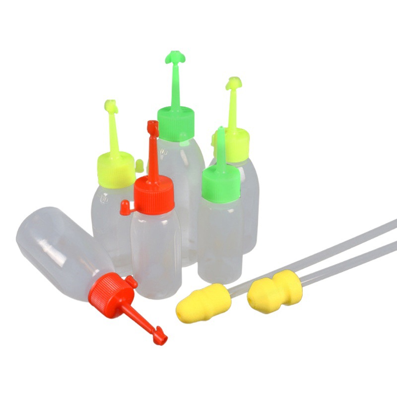 Cerdo desechable cabeza grande y pequeño esperma Tubo de transfusión de esperma de cerdo botella de transfusión de esperma siembra artificial tubo de inseminación de cría de fertilización botella de semen