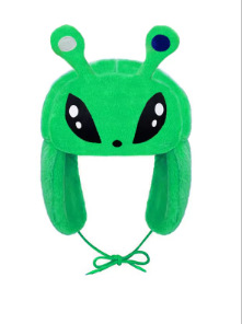 Fábrica de venta directa de otoño y invierno gorra de dibujos animados espesa para hombres y mujeres lindos gorra de protección de oídos caliente gorra de pelo frío gorra