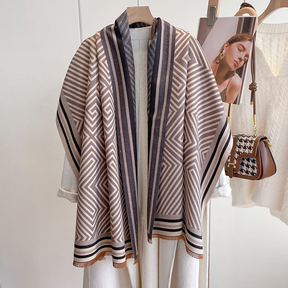 Bufanda mujer imitación cachemira elegante fular invierno_voghion.com