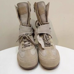 韩版西部牛仔靴子女2025款透气短靴薄款中筒真皮马丁靴户外工装靴