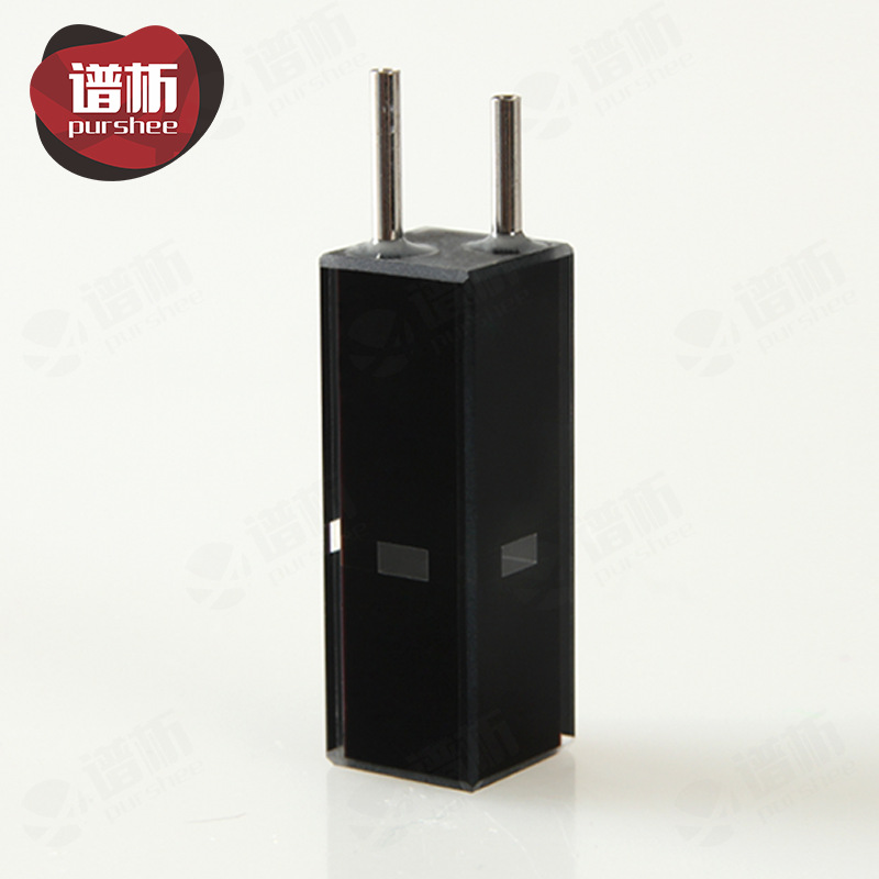 石英微量荧光流动池比色皿光径10mm容量80ul四通