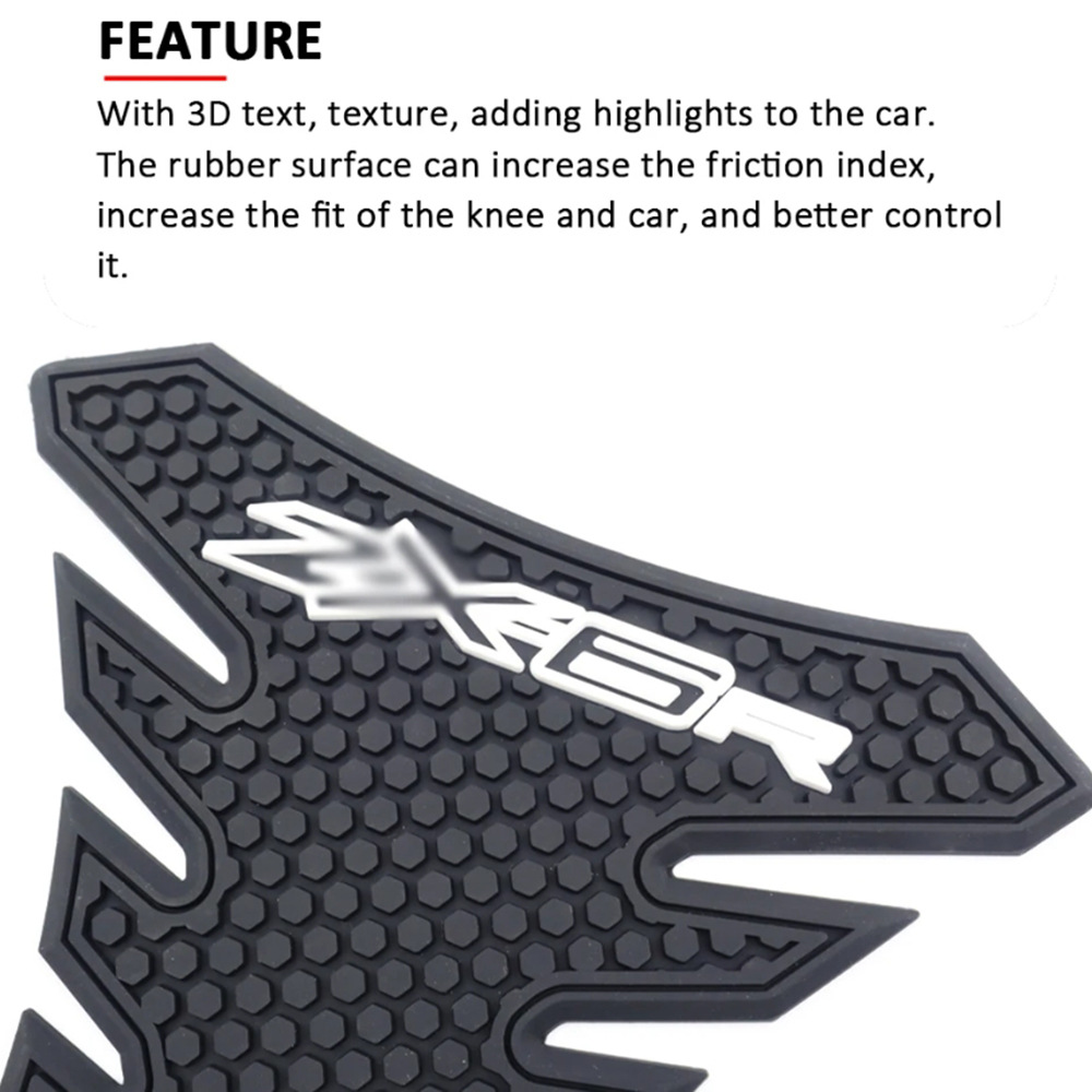 For Kawasaki Ninja ZX6R ZX 6R ZX-6R 19-23 3D Motorcycle Fuel Tank Anti-Slip Side Sticker