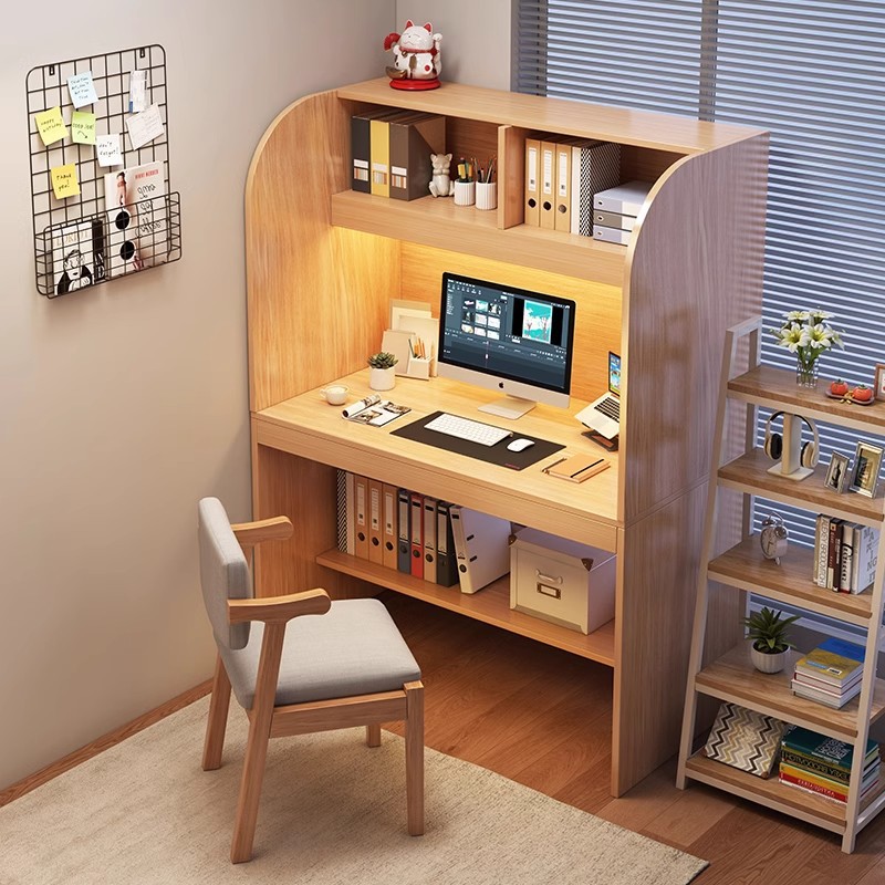 Mesa de estudio de la sala de estudio, mesa de escritorio, mesas y sillas de partición cerradas, mesa de autoestudio inmersiva, mesa de computadora para estudiantes de posgrado domésticos