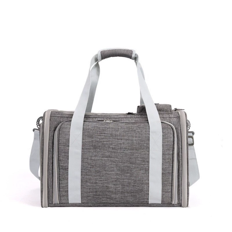 Портативная сумка для домашних животных может расширить ручную сумку для кошек. Большая емкость.