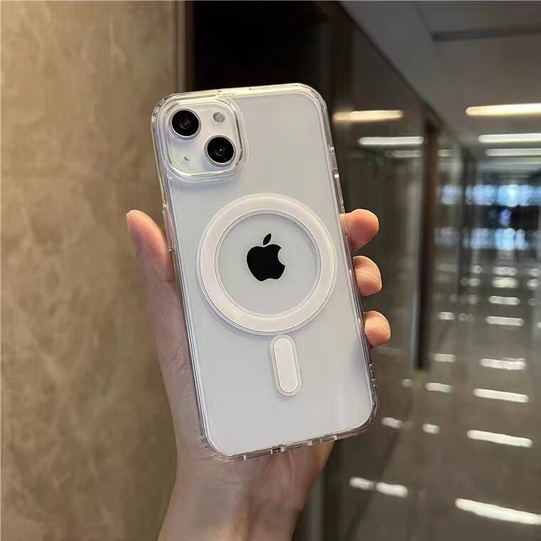 Suitable for Apple 18Pro and Apple 18Fold, Acrylic Magnetic Transparent Phone Case, Anti-Fall, Full-Coverage Protective Cover Suitable for Apple 18Pro and Apple 18Fold, Acrylic Magnetic Transparent Phone Case, Anti-Fall, Full-Coverage Protective Cover