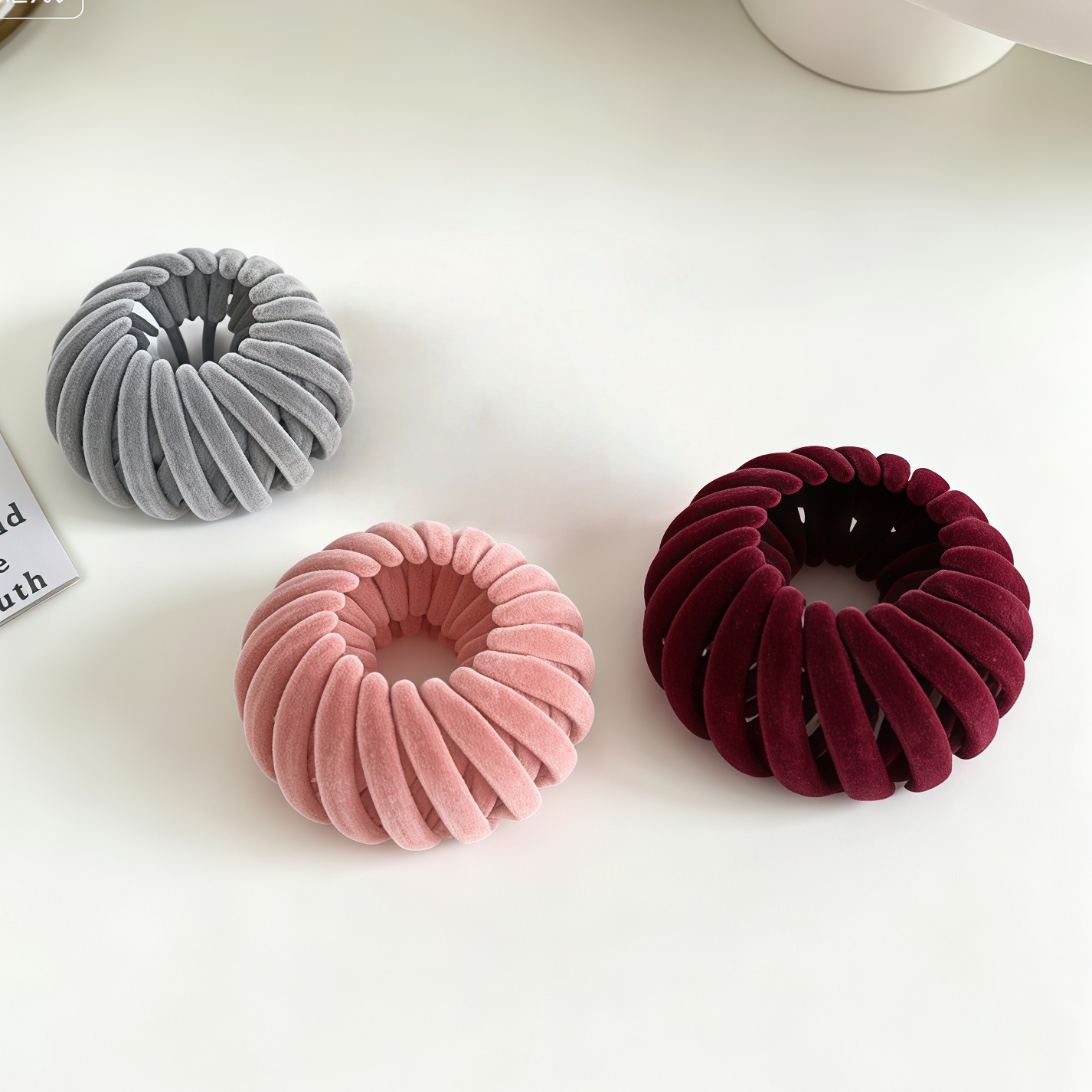 Conjunto de tres piezas afelpado - 2