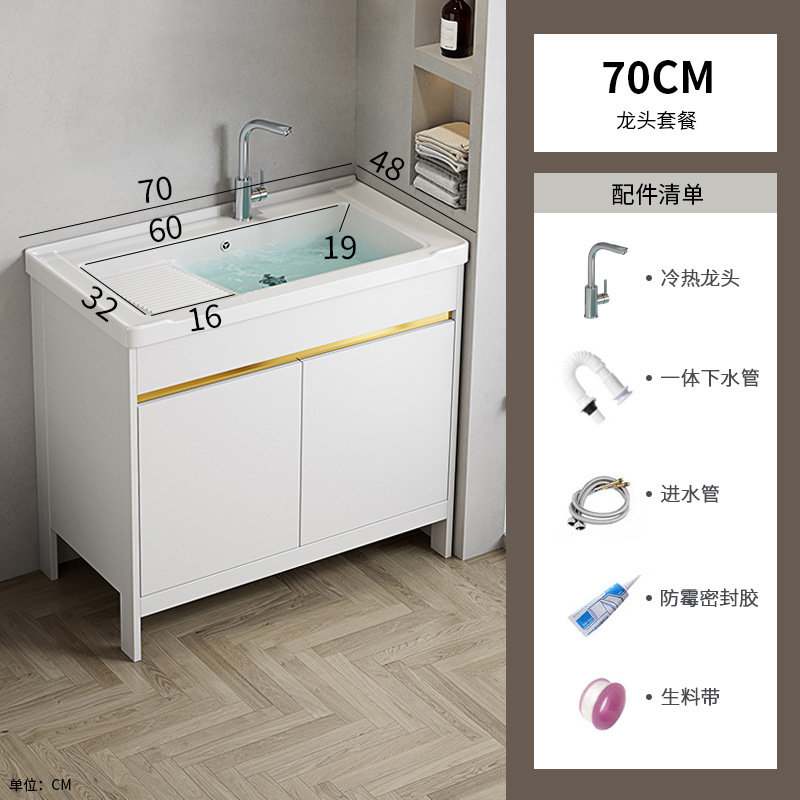 70 Gabinete de lavabos + grifo