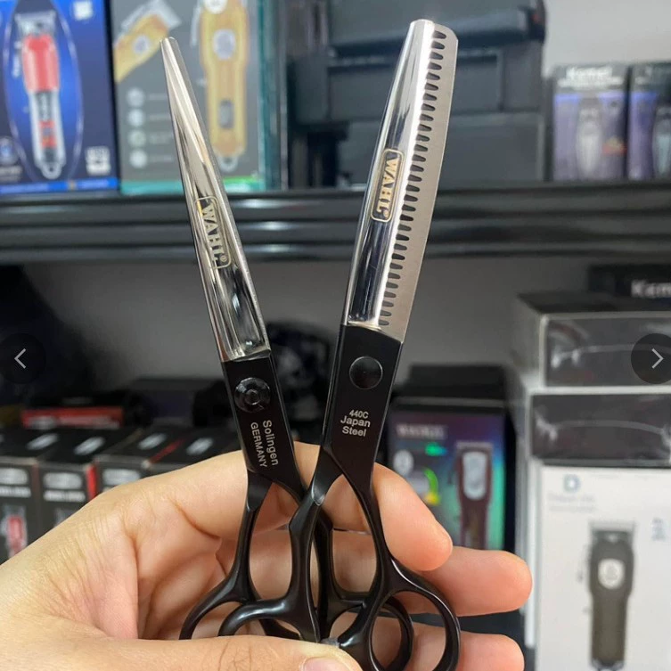 6,0 дюймов настенные наполовину черные индивидуальные Парикмахерские ножницы парикмахерские ножницы плоские ножницы челка 05-7