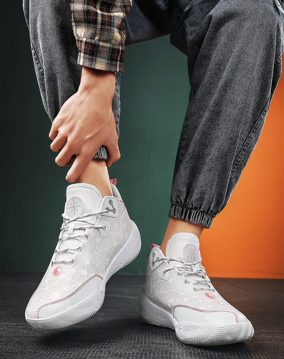 Mirage Basketball Shoes Men's Wade Breathable Real Anti-skid Wear-resistant Children's Sports Shoes_desvips.com