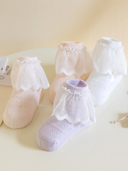 26 years new girls lace socks spring and summer mesh baby socks…