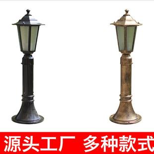 Lawn Lamp Outdoor Landscape Light Aluminum Waterproof Column LED Road Light European Courtyard Garden Lawn Street Light