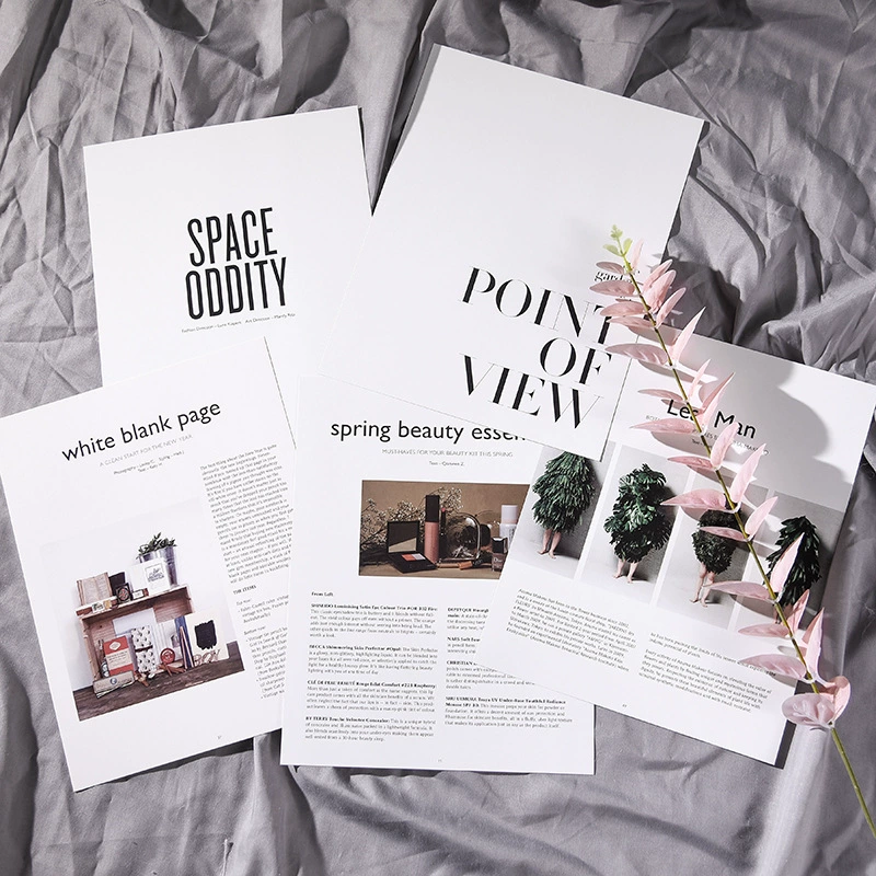 Фотожурнал реквизит фигурка свадебные фотографии мода уличный фон бумага газета фотоальбом домашний плакат Европейская и американская литература и искусство