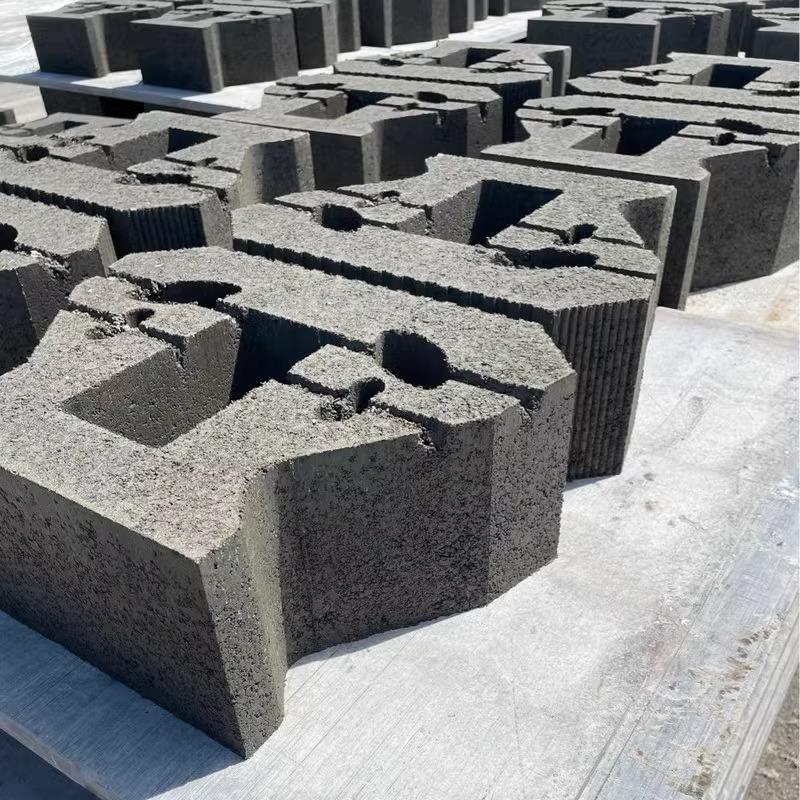 护坡砖挡土墙砌 挡土块干垒 自嵌式 劈开块 联锁块护坡砖挡土墙砖