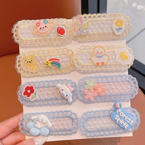 Children's broken hair stickers Velcro hair accessories cute Xingdailu little girl's hair does not hurt bangs sticker broken hair finishing artifact