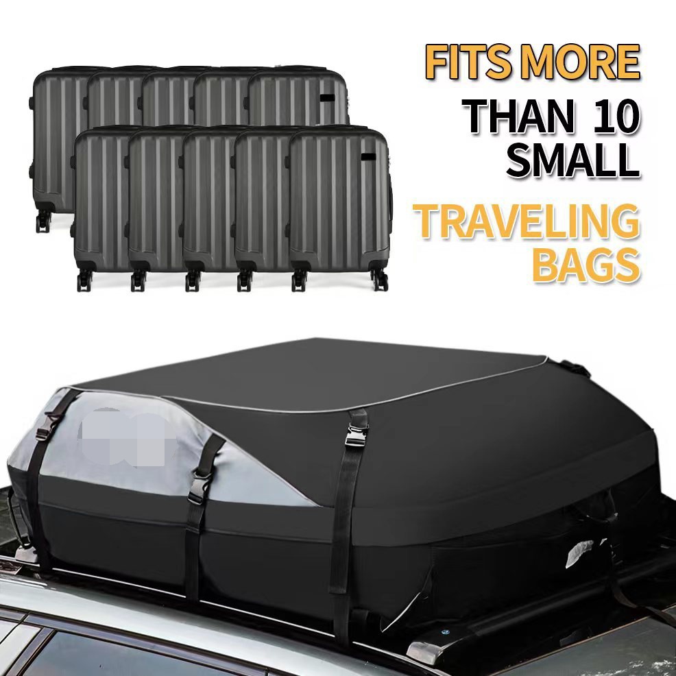 Amazon's Cross-Border Best-Selling Car Roof Luggage Bag, Heat-Sealed Waterproof Roof Bag, Car Upgrade Equipment for Self-Driving Tours
