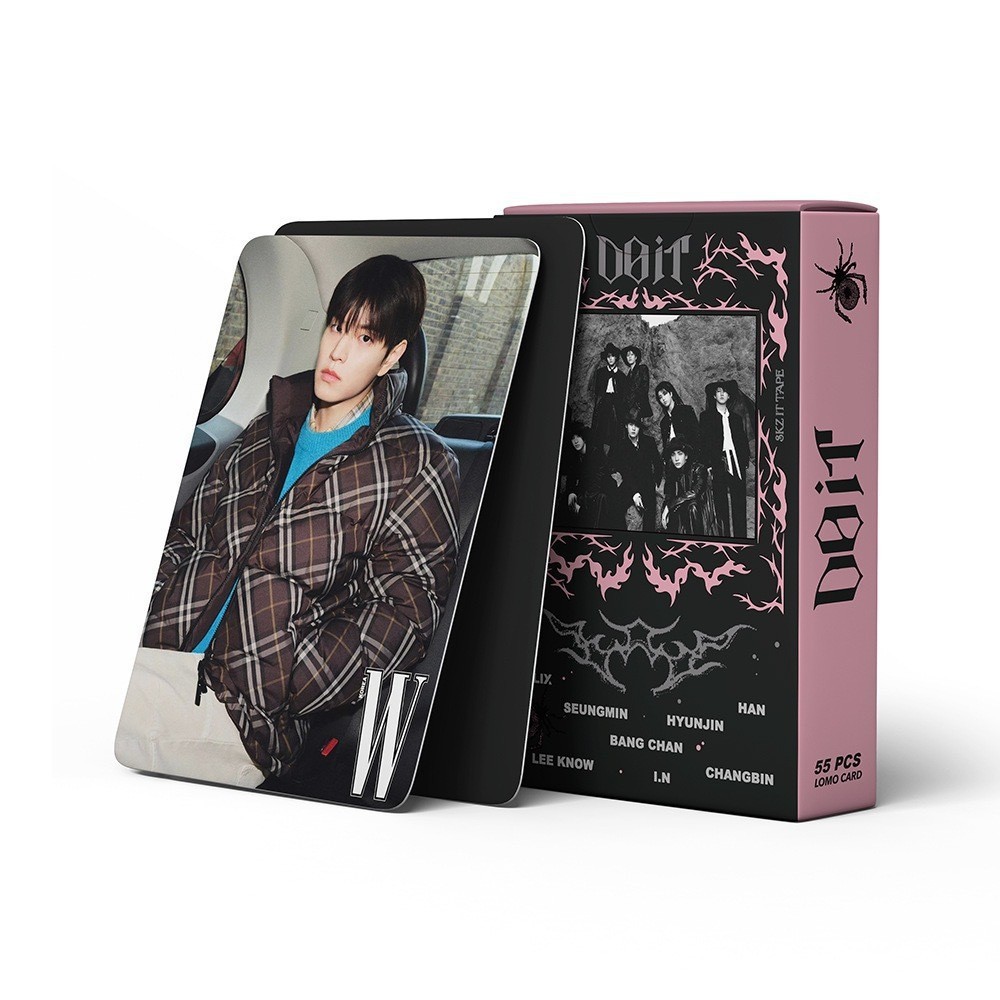 Cadena total, una gran cantidad de stock, 55 hojas de tinta BT SK IVE ATEEZ KPOP, estrellas coreanas alrededor de LOMO