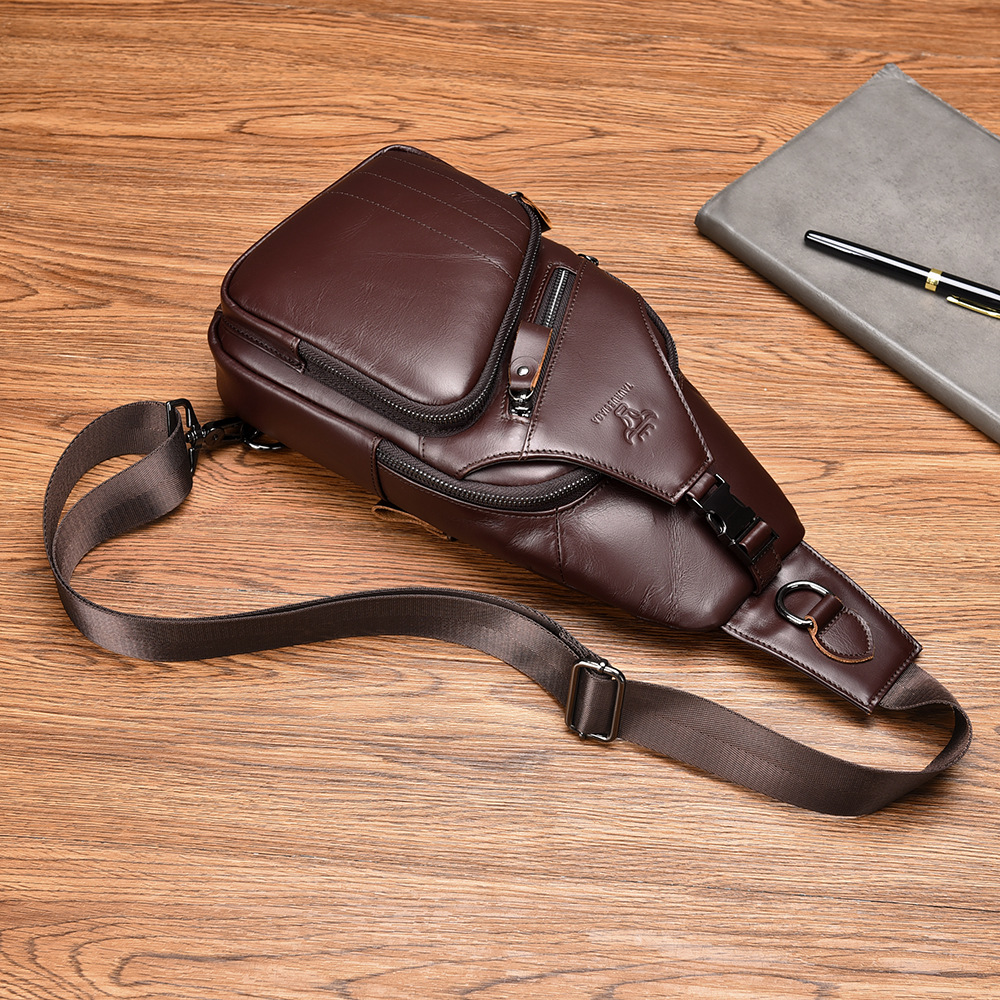 9017 오일 왁스 가죽 브라운