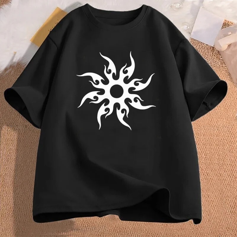 Pure Cotton Short-Sleeve T-Shirt for Men, Two-Pack Time-Themed T-Shirts, Unisex Video Game T-Shirts, Role-Playing Team Style Pure Cotton Short-Sleeve T-Shirt for Men, Two-Pack Time-Themed T-Shirts, Unisex Video Game T-Shirts, Role-Playing Team Style
