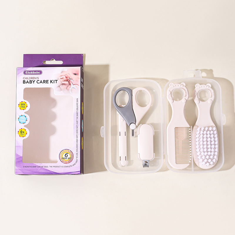 Set de Cuidado de Uñas para Bebés Set de 6 Piezas Plástico y Acero Inoxidable Portátil para Bebés y Niños image 10