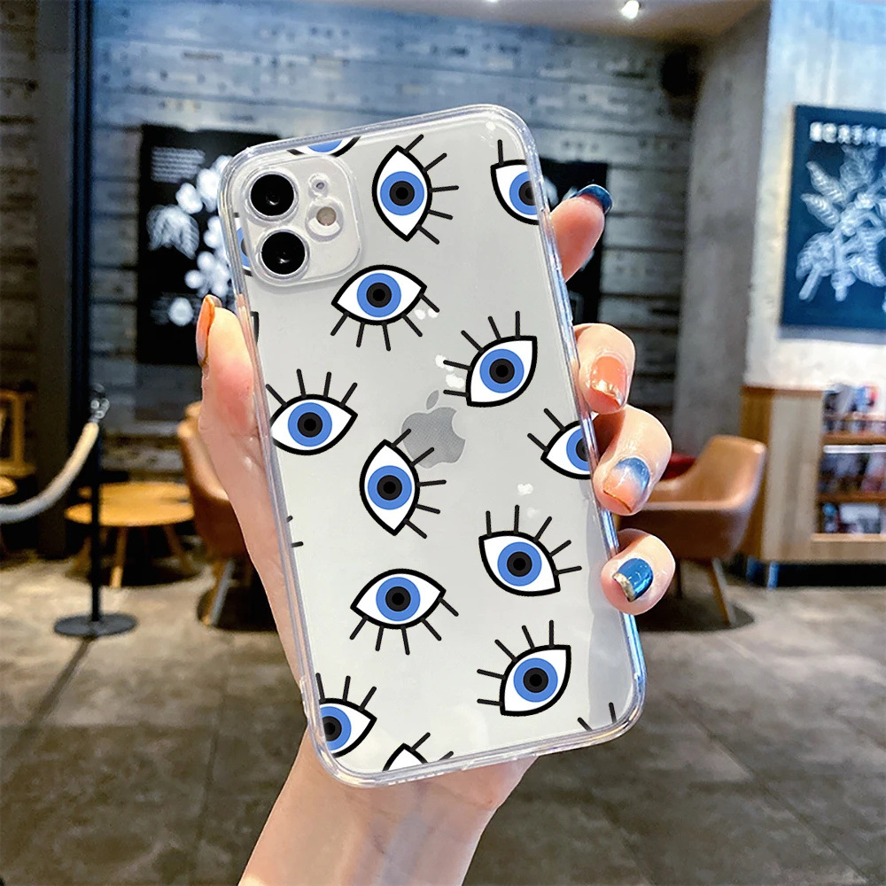 Tpu Devil's Eye Heart Shape Classic Style Phone Cases Phone Accessories display picture 7