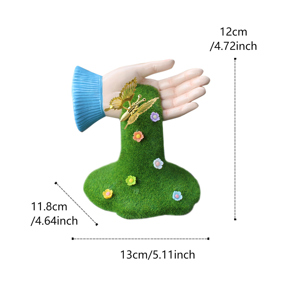  New Products Simulation Plants Trees Ornaments Outdoor Landscape Butterfly Movable Park Grass Decoration 