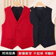 春秋款妈妈马甲女中老年西装色短款马夹宽松百搭薄款外套上衣