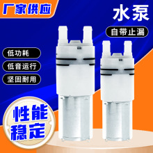 370带止逆 洗衣杯微型水泵 洗地机止逆隔膜水泵扫地机微型水泵