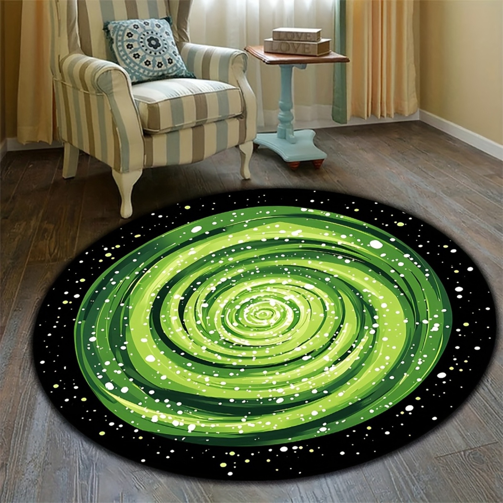 New 3D Visual Floor Mat for Home Entrance, Easy-Care Mat for Living Room Coffee Table, Wear-Resistant Mat, Available for Cross-Border Shipping