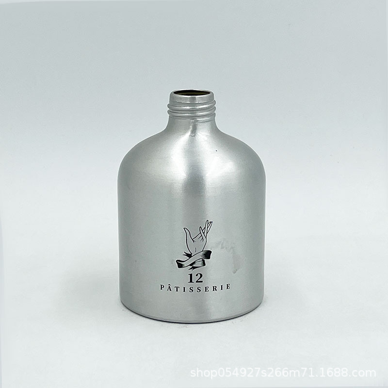 300ml 毫升螺纹 铝瓶 矮胖型 丝印 配铝盖