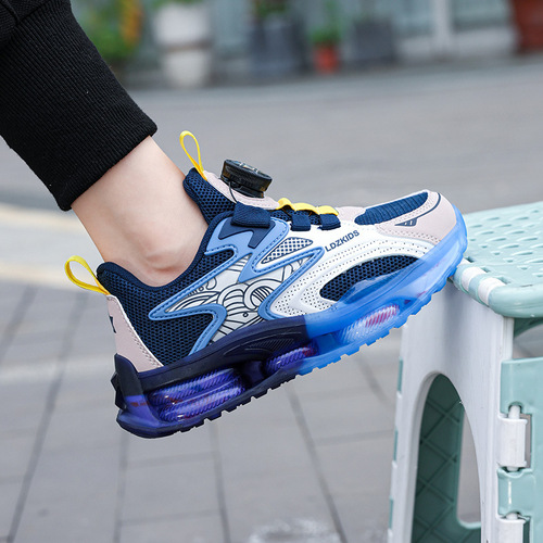 Children's Spring and Autumn Breathable Mesh Fashion Sports Shoes for Middle School Students Running Shoes Wholesale