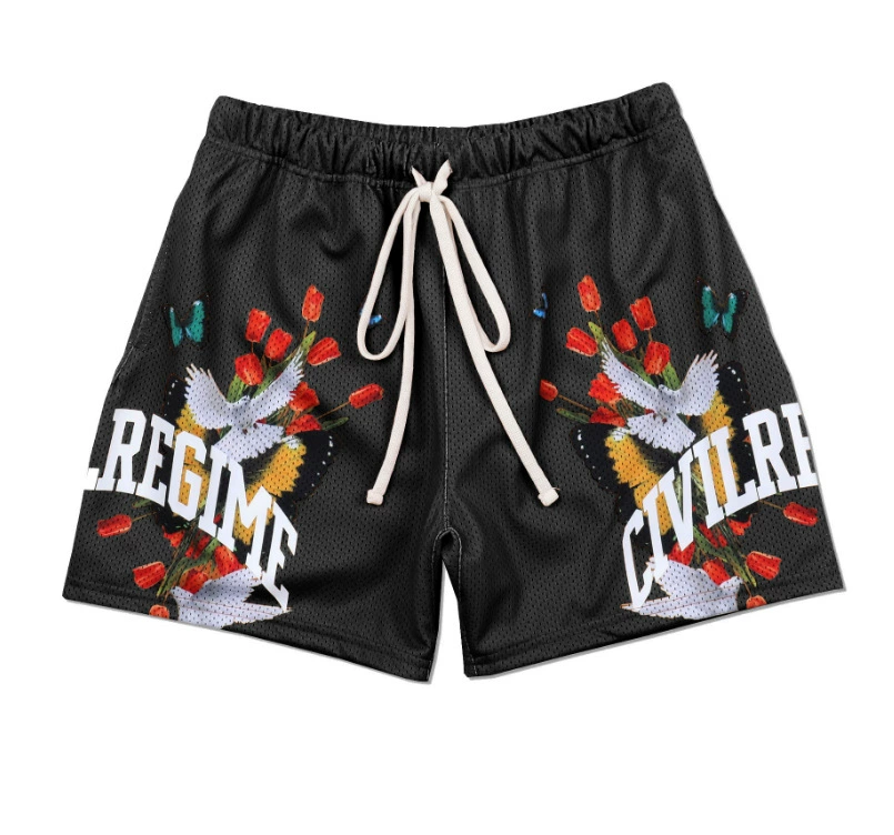 Мужские летние шорты в стиле хип-хоп для отдыха, спортивные джоггеры, американский стиль, свободный крой