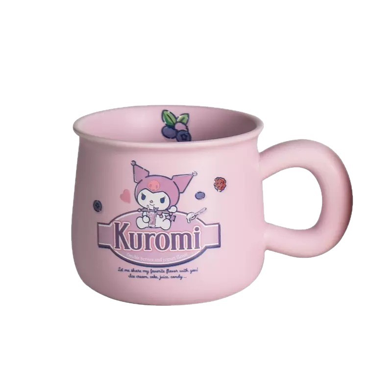 Coulomi taza Sanrio Regalo creativo de alto valor Taza para beber resistente a altas temperaturas Regalo de cumpleaños lindo para niños