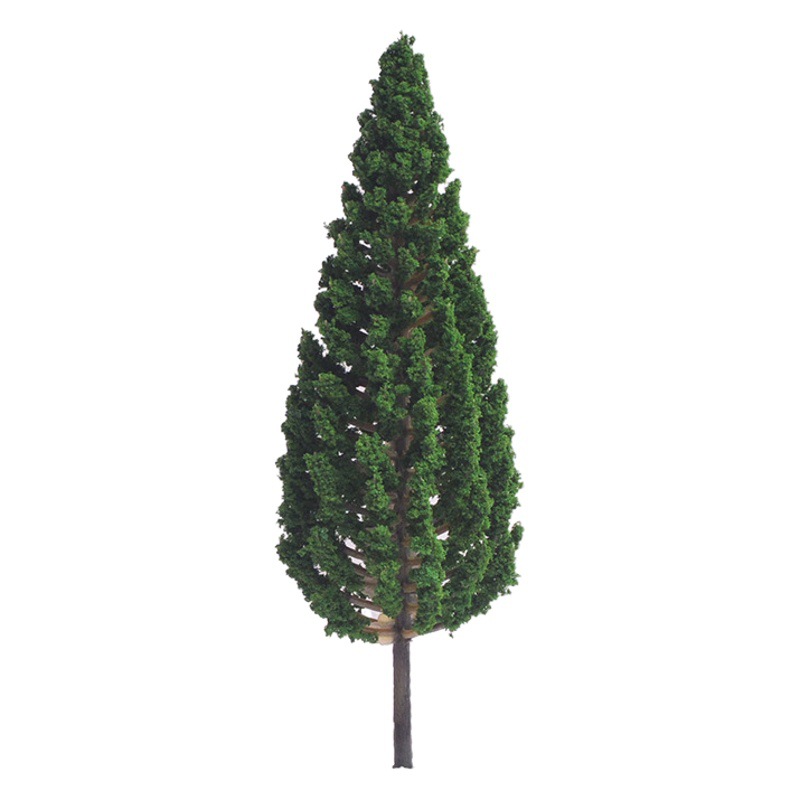 Miniatura escena paisaje modelo Árbol mini paisajismo pequeño árbol plástico Pino edificio arena bandeja hechos a mano materiales
