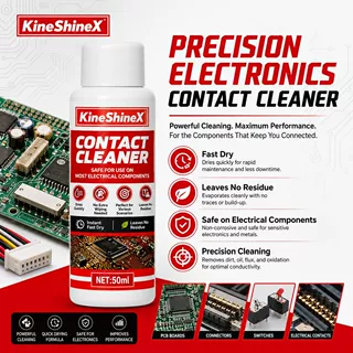 KineShineX接点清洁剂快干工业用电子线路开关的灰尘润滑液