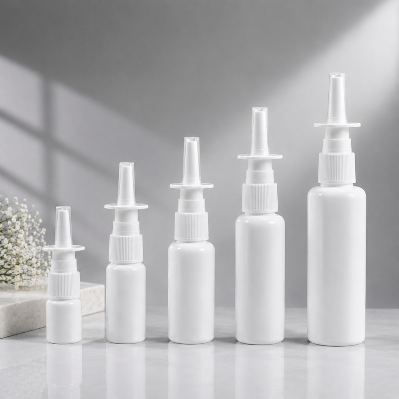 20ml nasal spray bottle, 30ml direct spray bottle, sinus irrigator, 60ml PE dispensing bottle, saline solution bottle