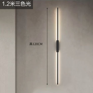 Una línea cielo pasillo minimalista lámpara de pared dormitorio cabecera tira salón pared de fondo atmósfera decoración lámpara de pared de cobre puro