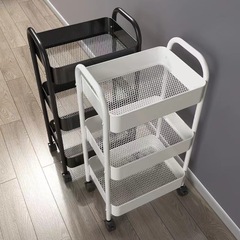 小推車置物架落地廚房浴室移動零食衛生間多層臥室床頭收納儲物架