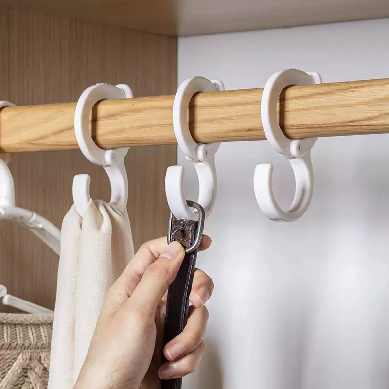 批发S型挂钩塑料多功能可调节强力挂钩衣柜挂衣服挂包浴室S形挂钩