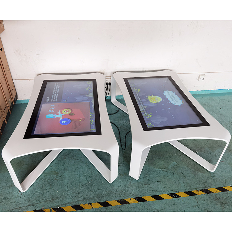 43寸红外电容触摸桌交互式触摸茶几商务洽谈智能桌电容触摸一体机